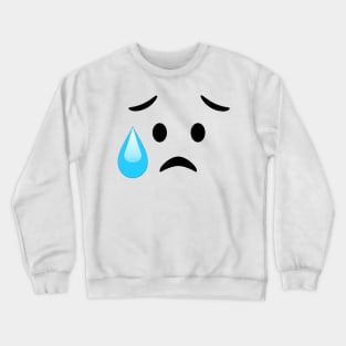 HappyFace muito triste Crewneck Sweatshirt